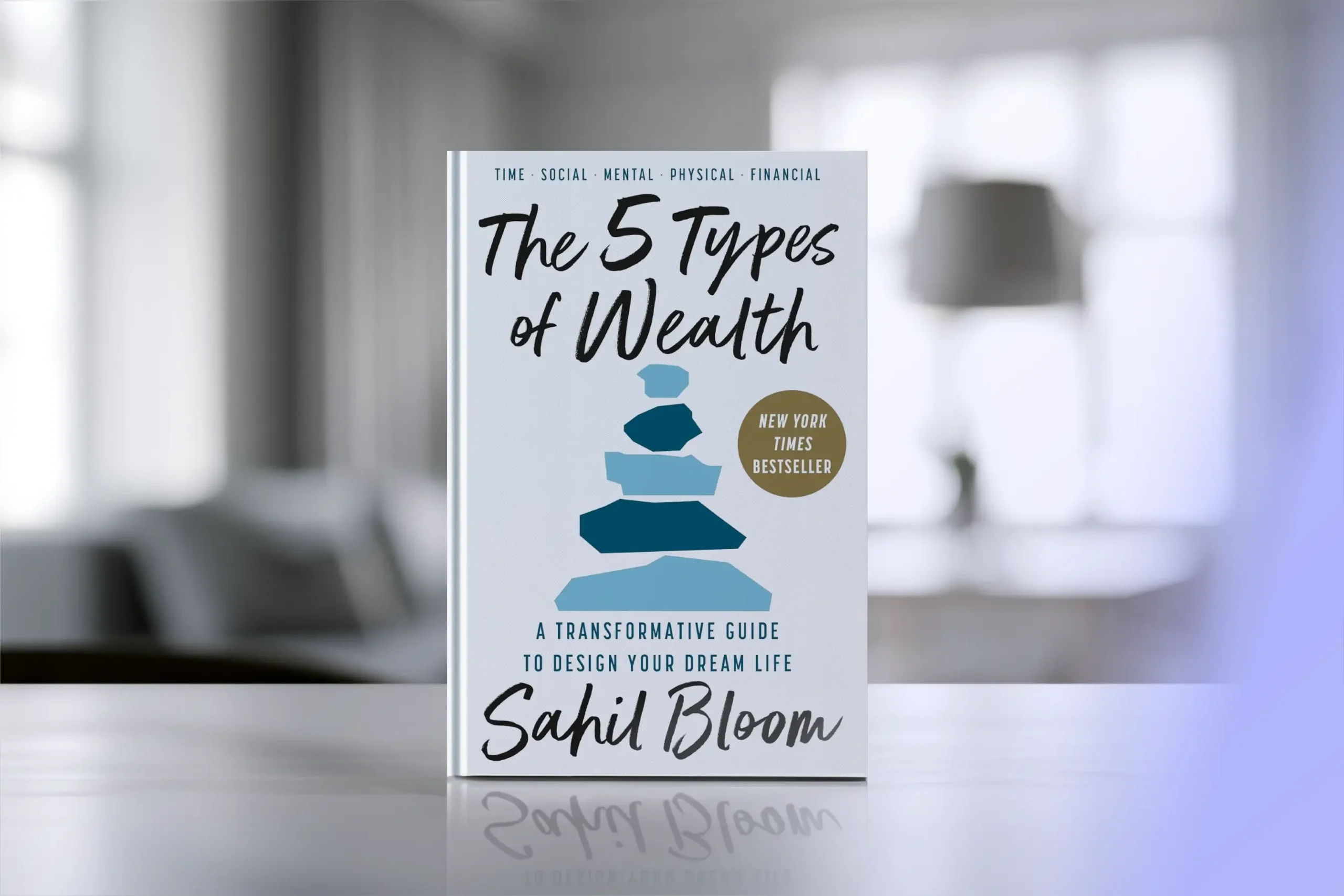 The 5 Types of Wealth by Sahil Bloom. A transformative guide to design your dream life.